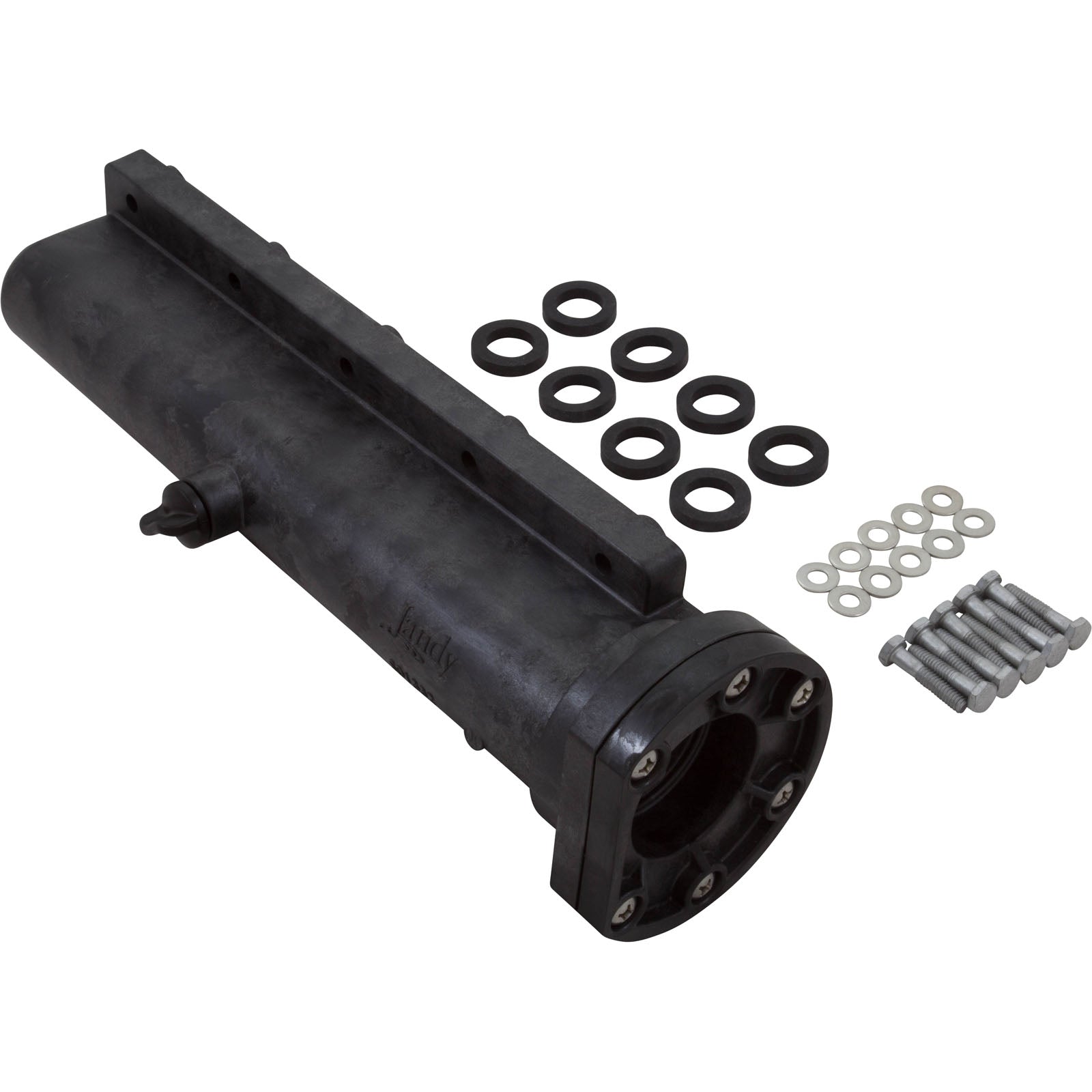 Rear Header, Zodiac Jandy LRZE/LRZM/LXi, with Hardware/ R0454200