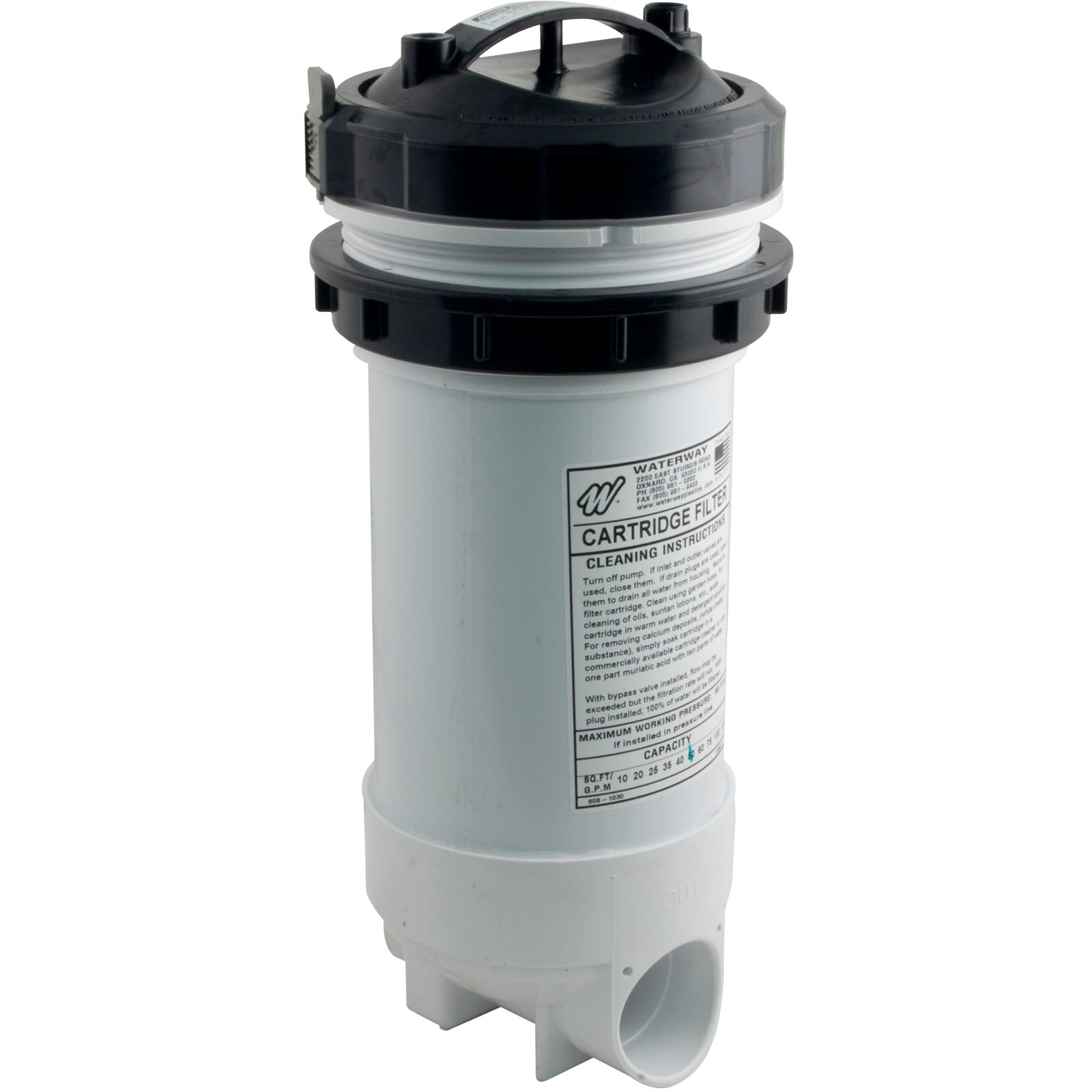 Cartridge Filter, Waterway Top Load, 50 sqft, 2" Slip/ 502-5010