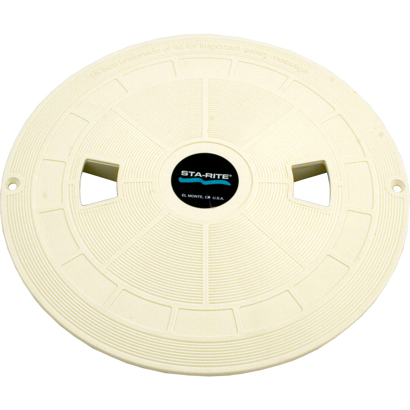 Skimmer Lid, Pentair Sta-Rite U-3, 9-13/16"od, White 08650-0058