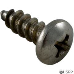 Pentair PacFab Bermuda Skimmer Screw, #8 x 1/2" SS 516243
