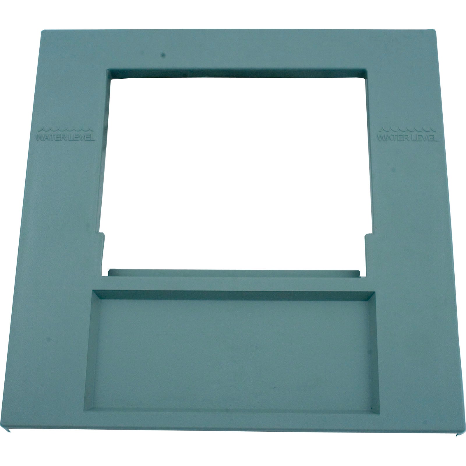 Skimmer Escutcheon, Waterway 50/100 Sq Ft, Single Port, Gray/ 519-9017
