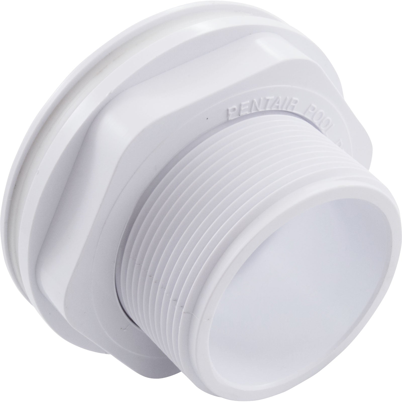 Wall Fitting, Vinyl Liner, Long Body, 1-1/2"s x 1-1/2"fpt, Wht 542411