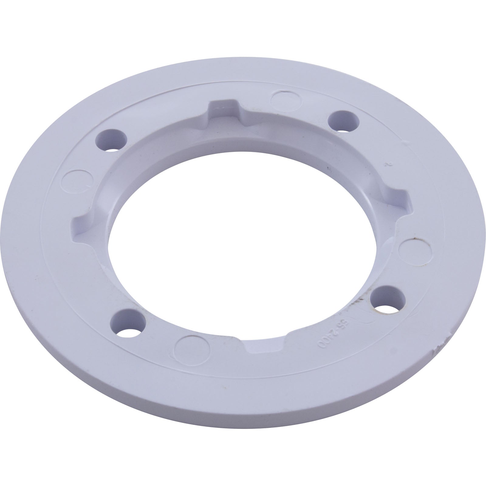 Wall Fitting Faceplate, Vinyl, White 552400