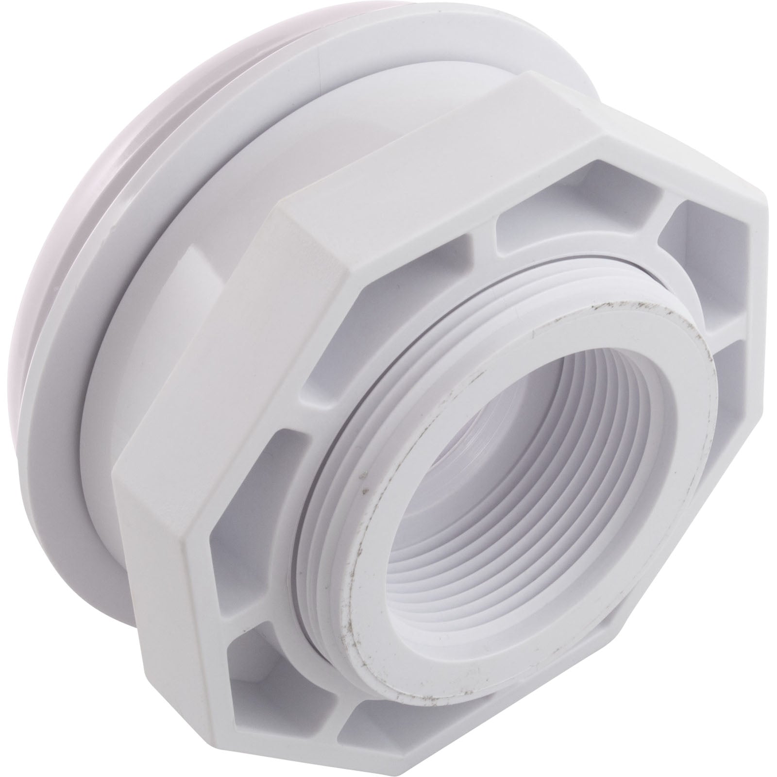 Wall Fitting, Vinyl Std Body, 1-1/2"mpt x 1-1/2"fpt, White 86205100