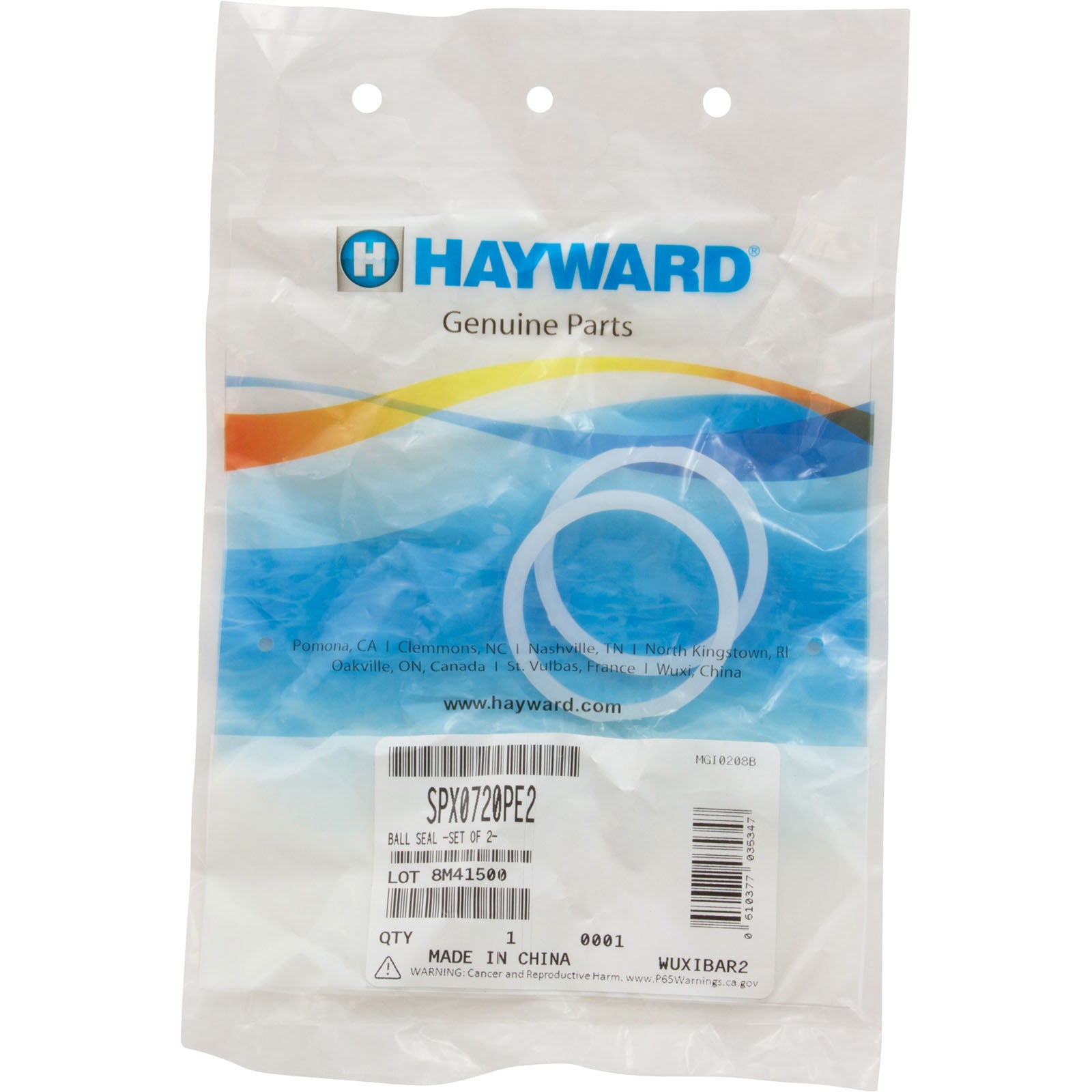 Ball Seal, Hayward Jet Air III, Quantity 2 SPX0720PE2