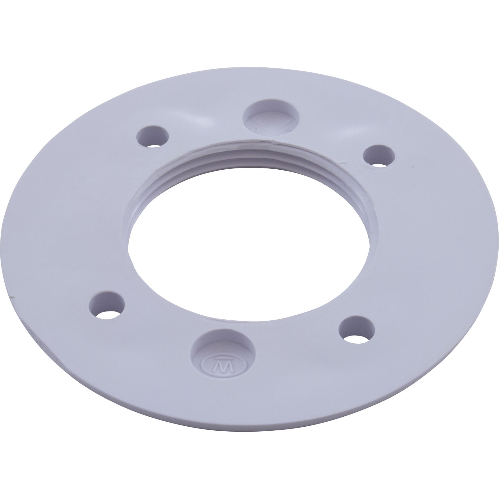 Faceplate, Hayward, 1-1/2"fpt, 3-1/2"fd, Inlet Fitting, Wht SPX1411B