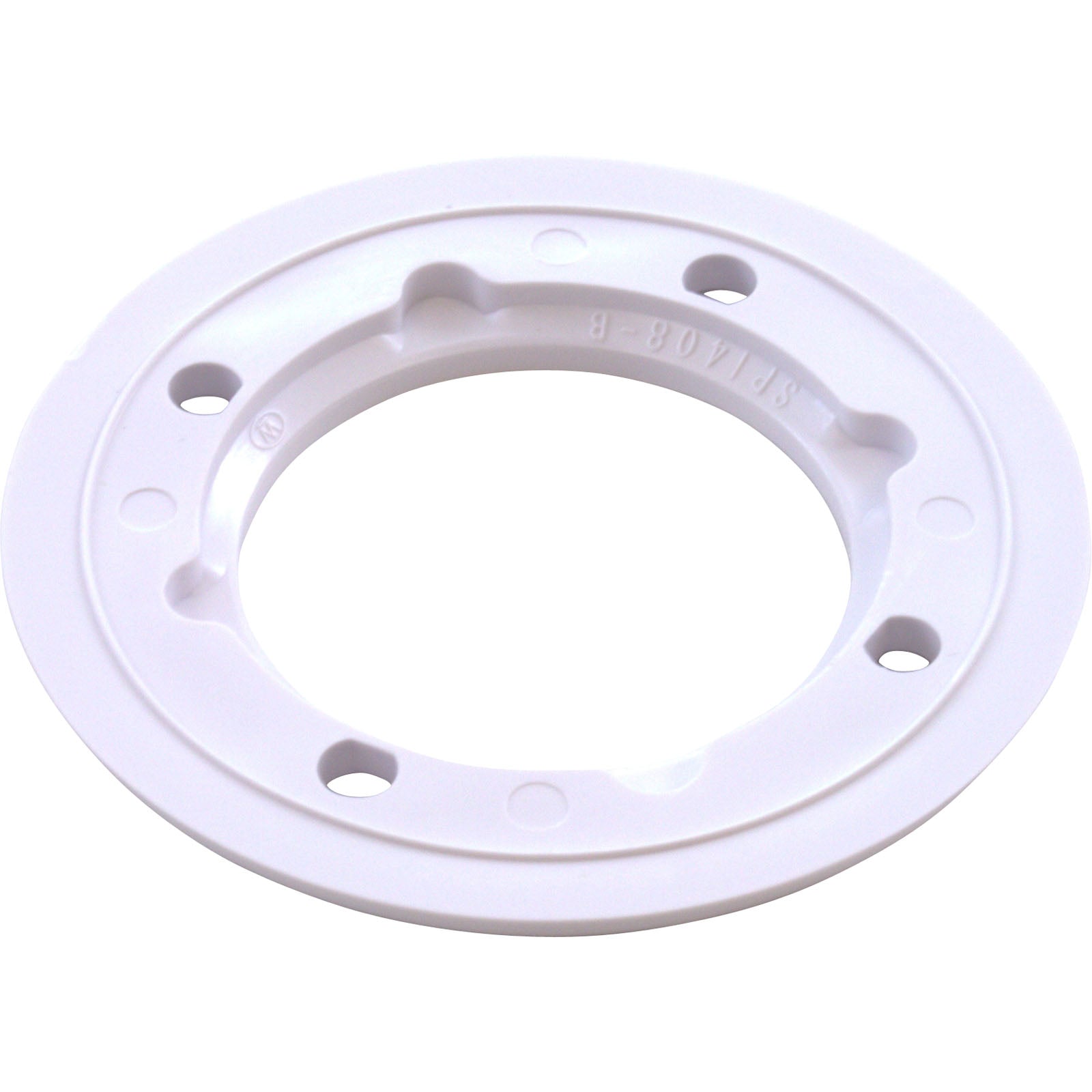 Faceplate, Hayward, 1-1/2"s, 3-1/2"fd, Inlet Fitting, White SPX1408B