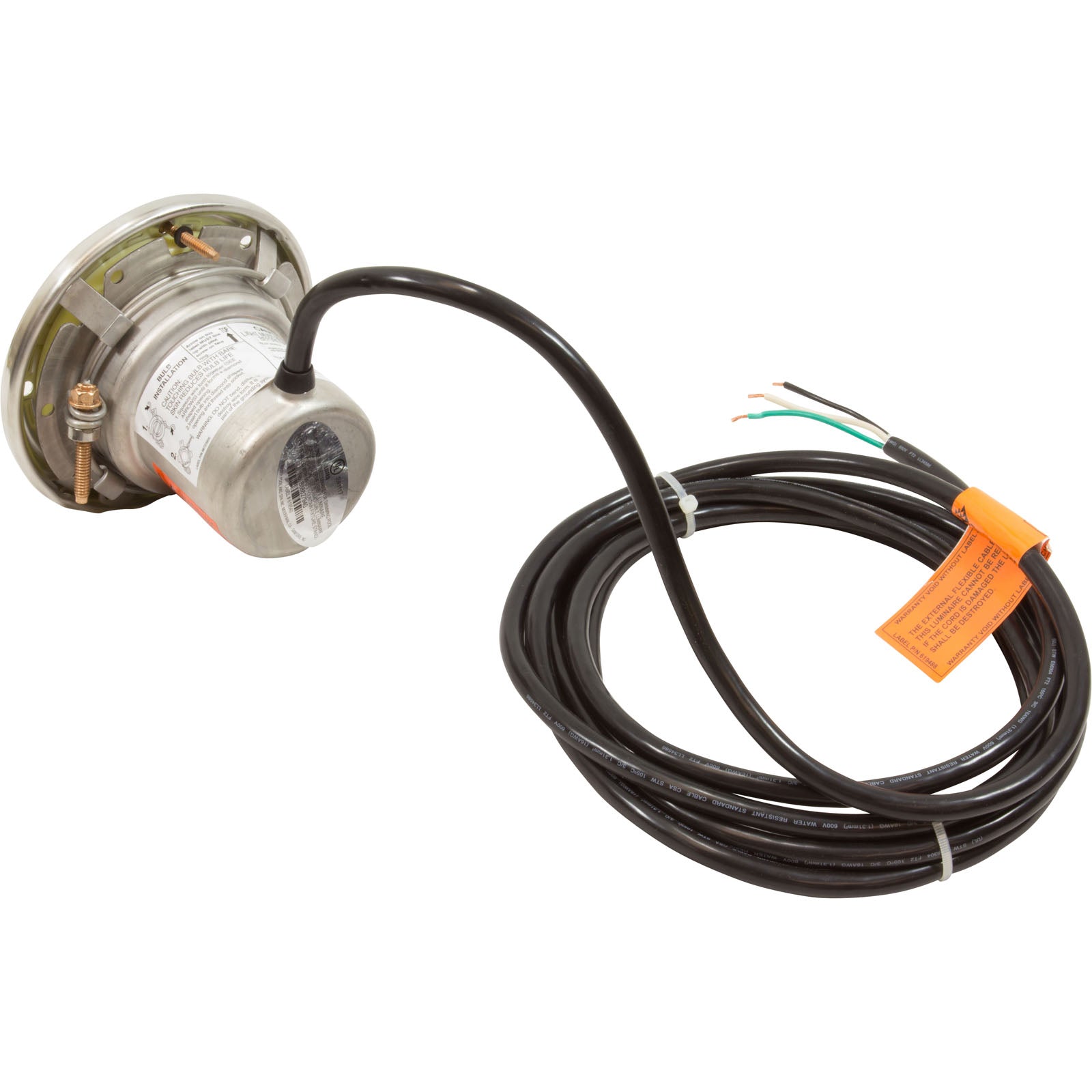 Pool Light, Pentair AquaLight, 115v, 100W, 15ft Cord 77111100