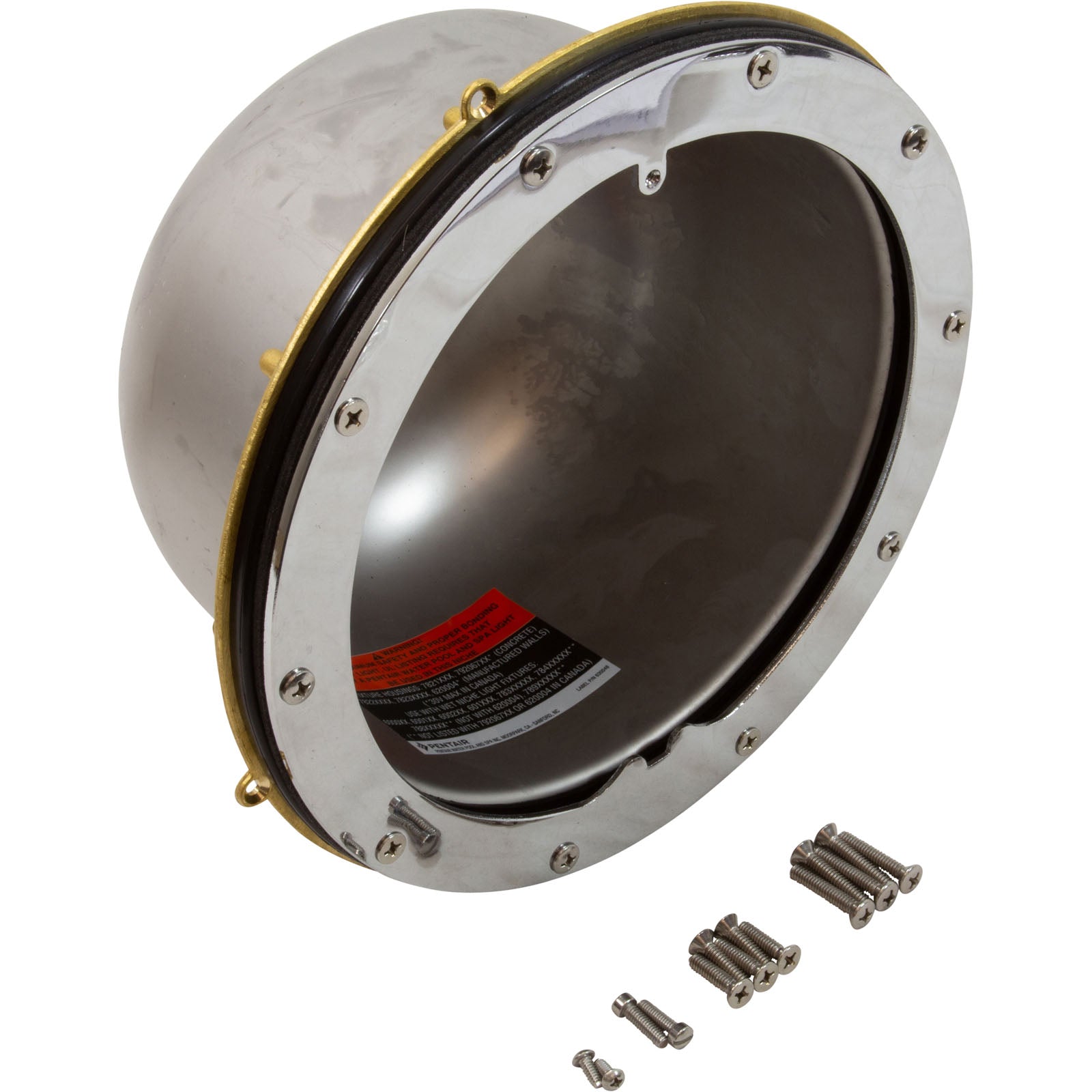 Light Niche, Pent Large SS, 1" Rear Hub, Vinyl/Fiberglass 78232500