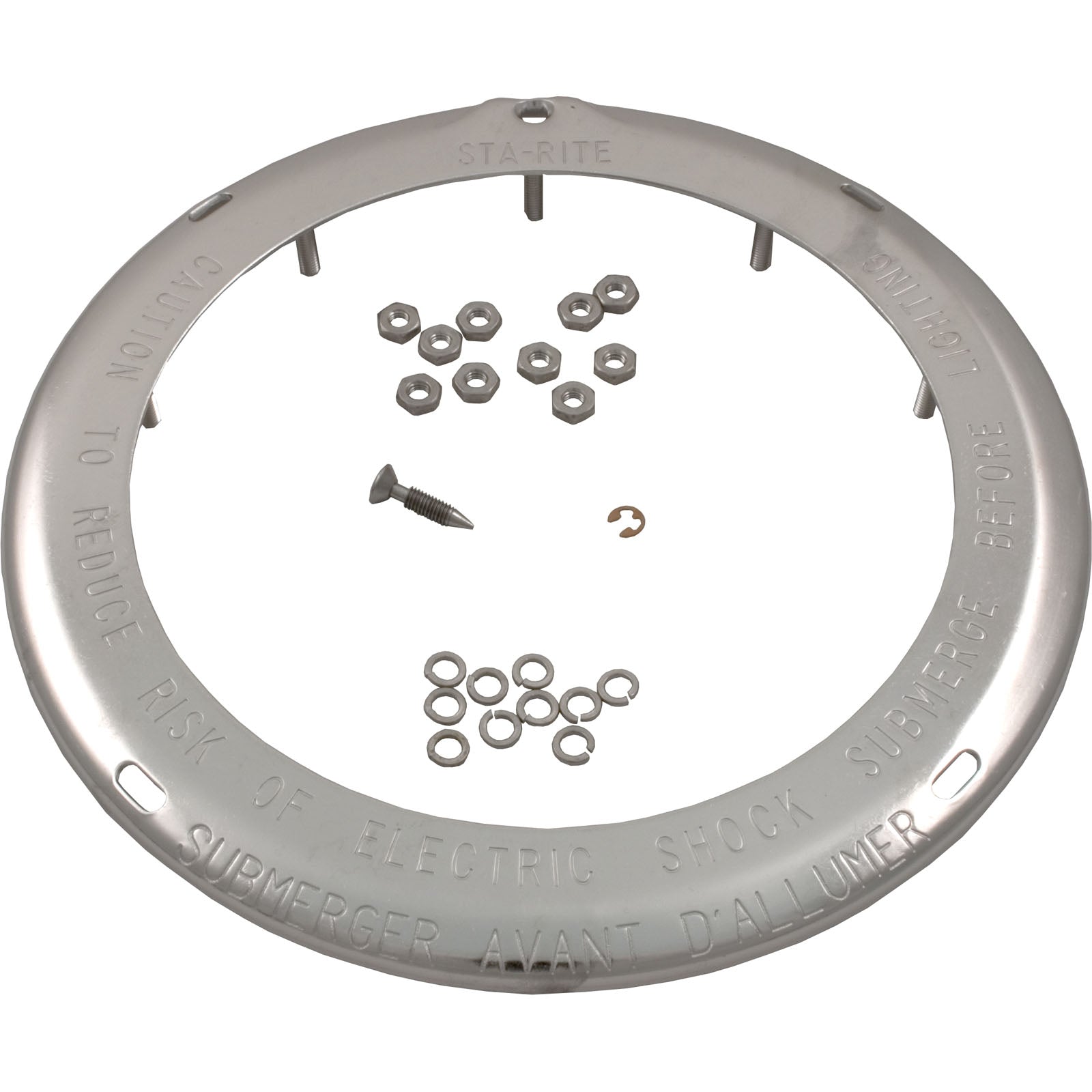 Light Housing Face Ring, Sta Rite WC203-52SS