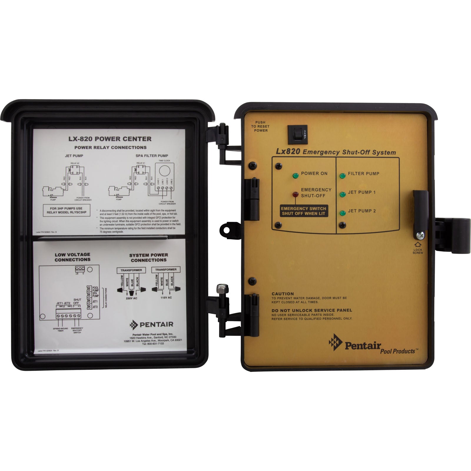 Power Center, Pentair Compool LX820