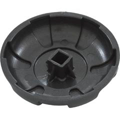Knob, Waterway, 6 Spoke, Dark Gray 602-4549-dsg