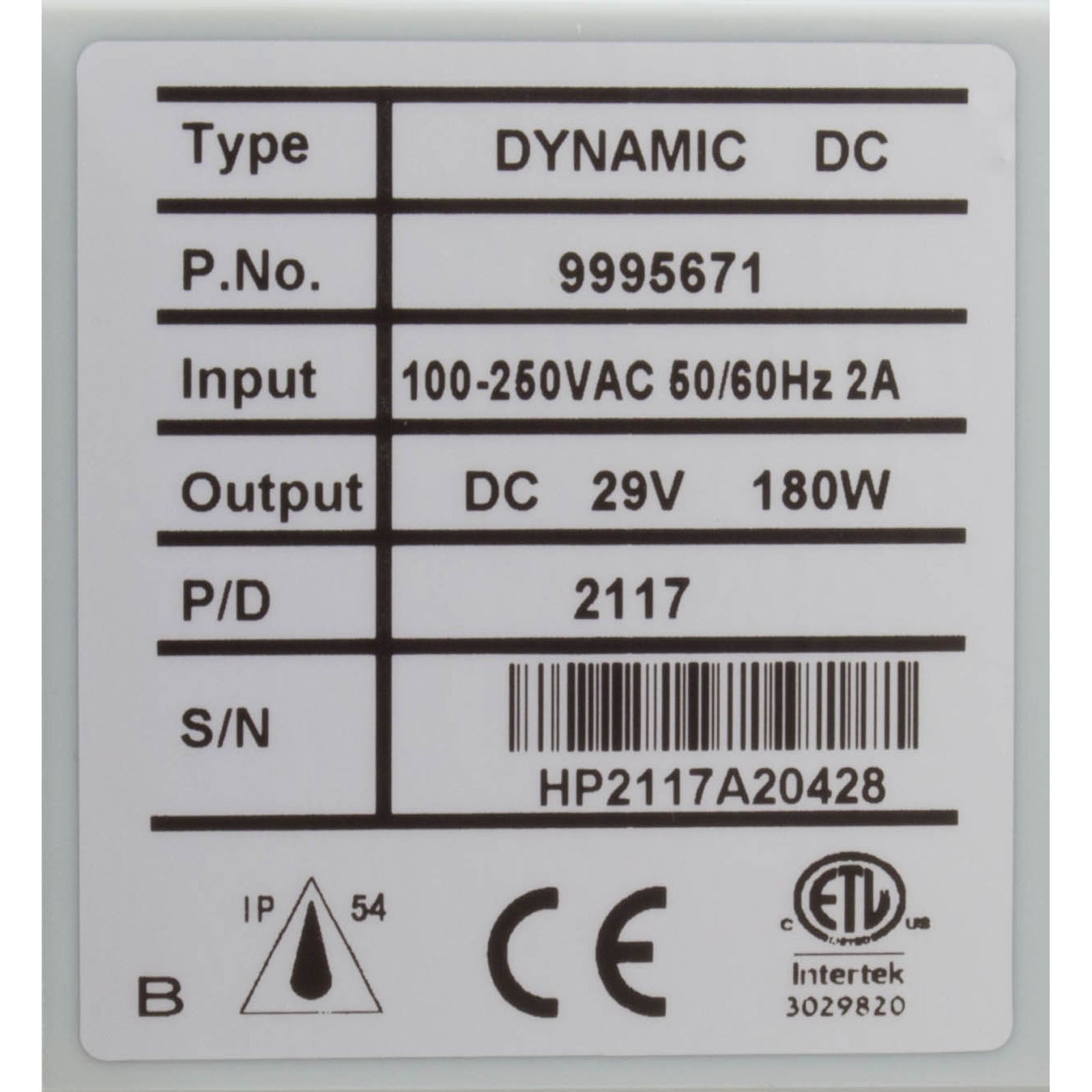 Power Supply, Maytronics 9995671-US-ASSY