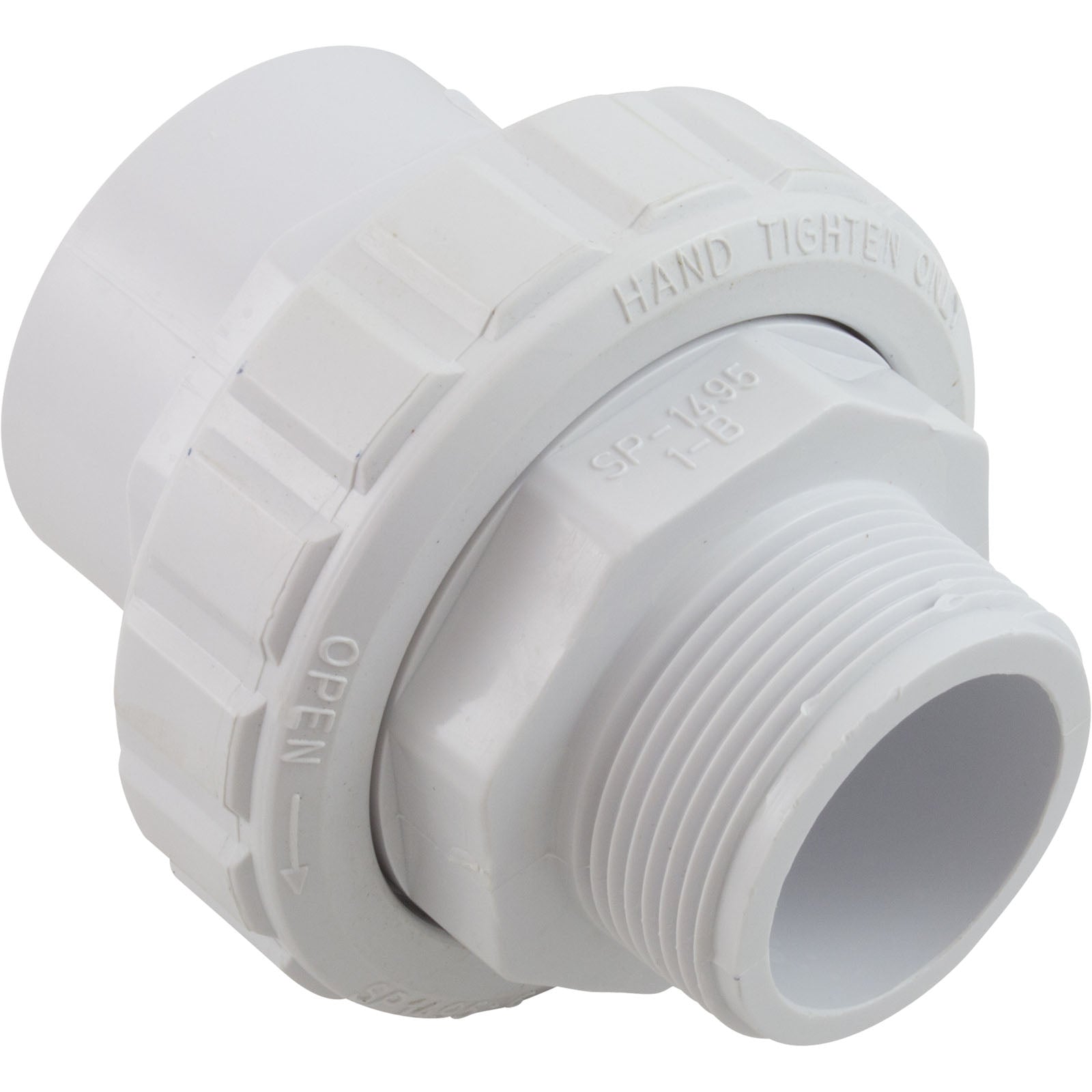 Union, Hayward, 1-1/2" Male Pipe Thread x 1-1/2" Slip, Flush SP14953S