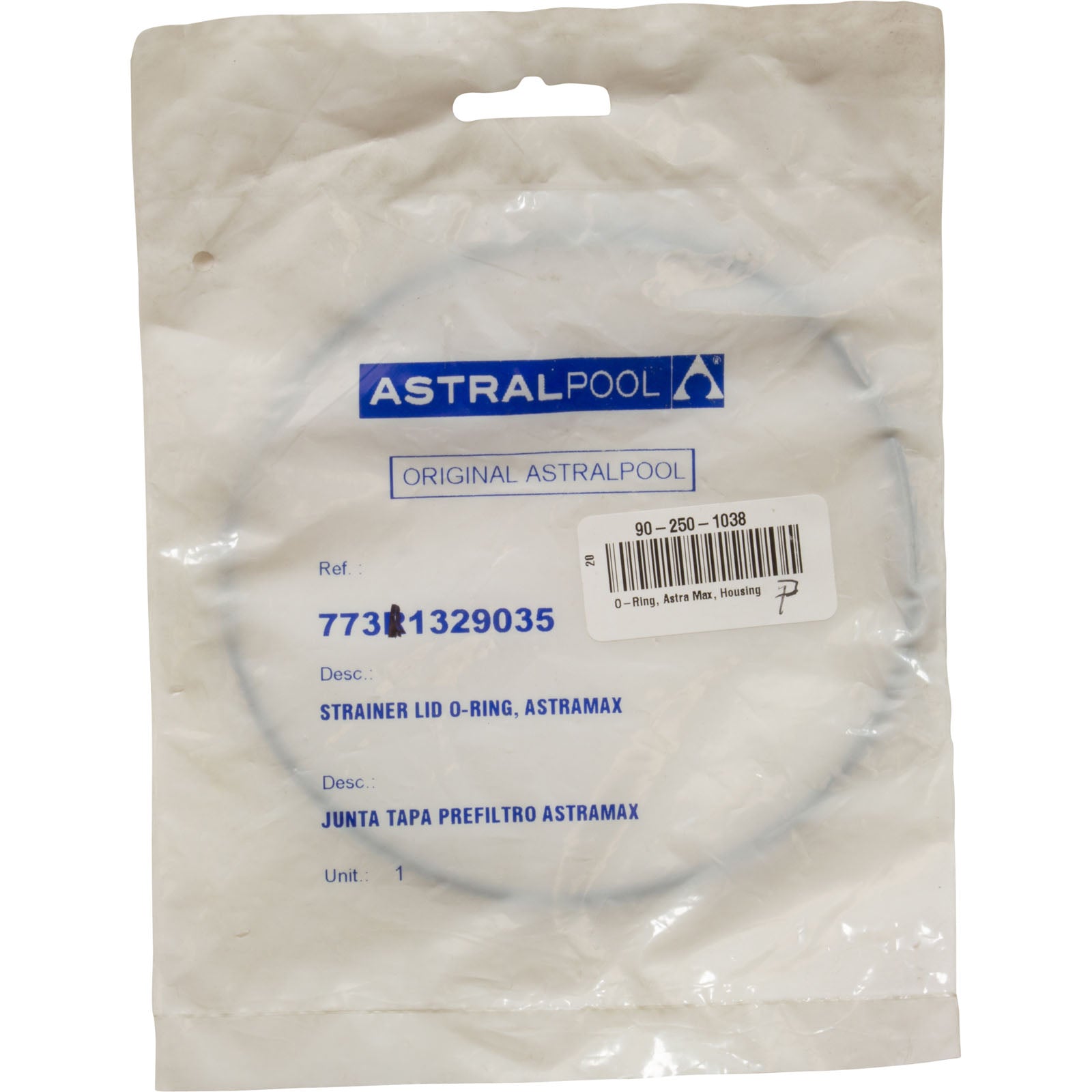 O-Ring, Astra Max, Housing- 7731329035