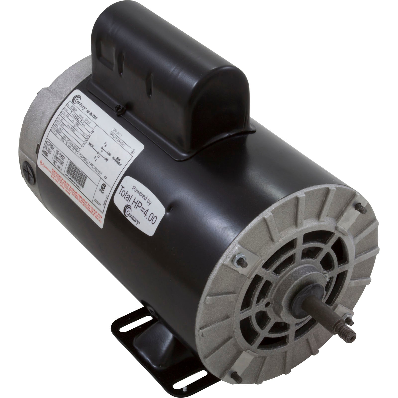 Motor, Century, 5.0 Horsepower, 230v, 1 Speed, 56 Y Frame/ B238