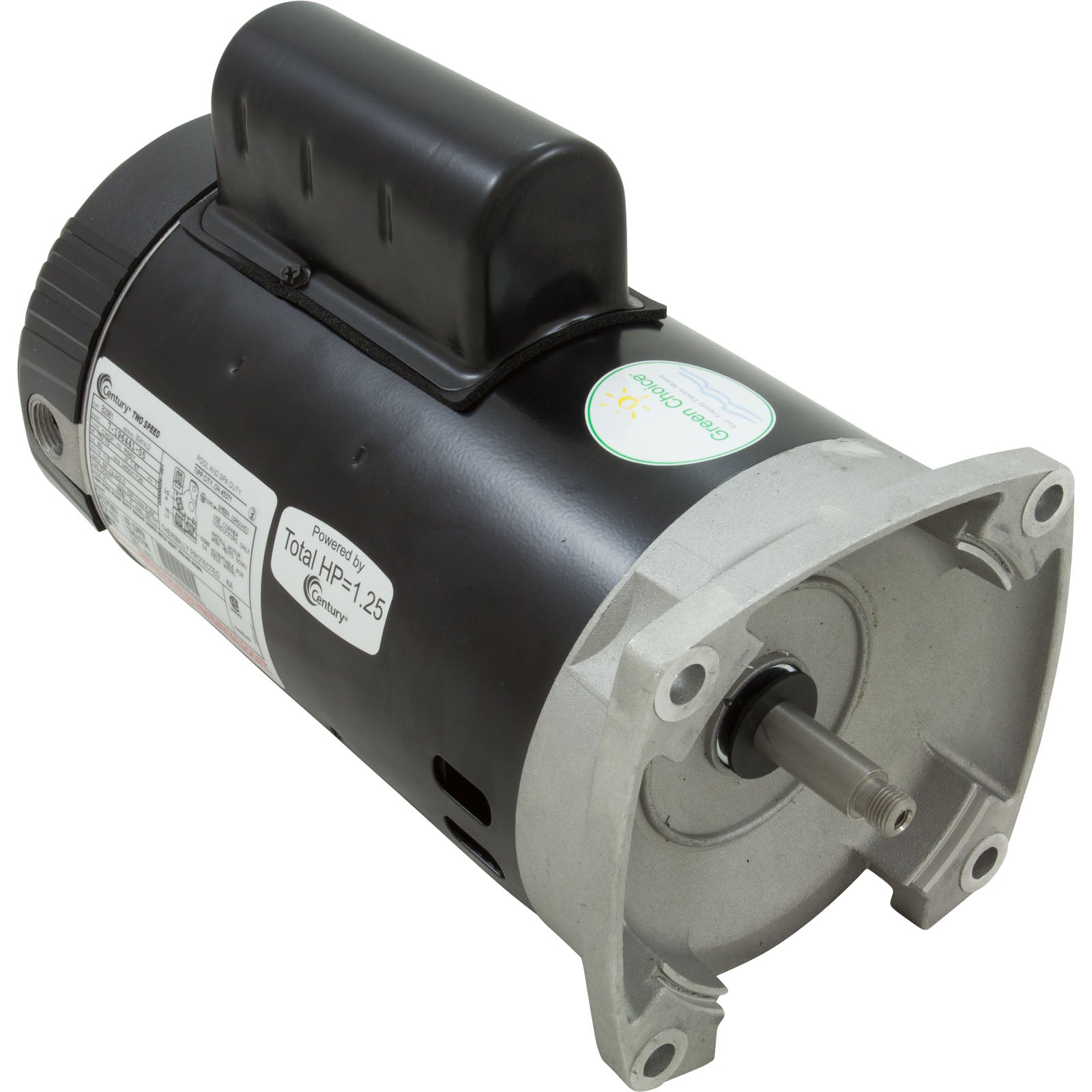 Motor, Century, 0.75hp, 115v, 2-Spd, 56Yfr, SQFL, EE/ B2981