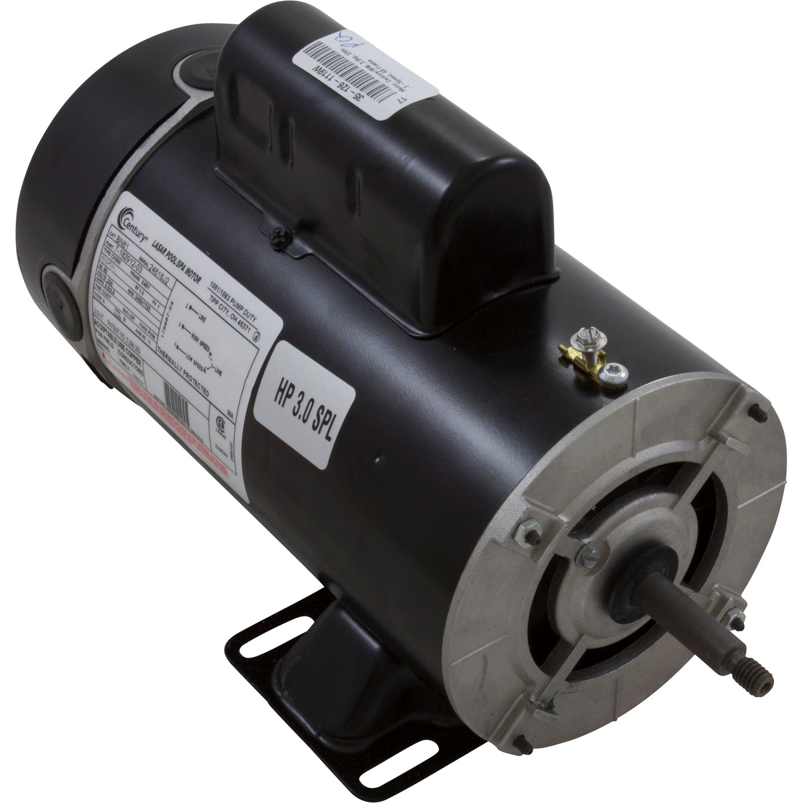 Motor, Century, 3.0 SPL, 230v, 2 Speed, 48 Frame, EE/ BN61