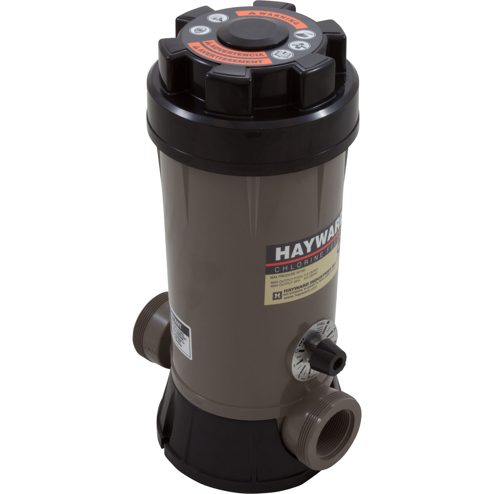 Hayward CL200 In-Line Chlorinator with 9 Pound Capacity
