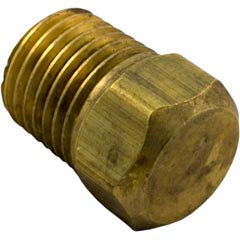 Brass Plug, Zodiac Jandy Laars EPC/ESC/ESG/EPH/Lite, 1/4"mpt P0026800+