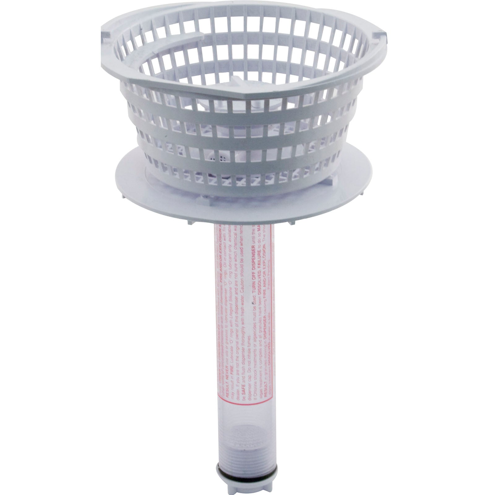 Basket, Rainbow/Pentair DDFM/DFML, with Feeder, OEM, White- R172662