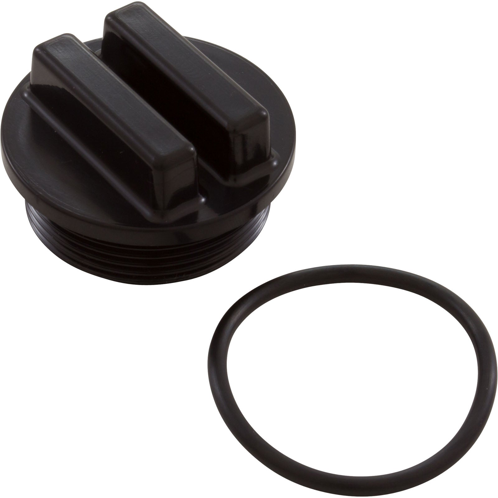 Plug, Hayward, w/O-Ring, 1-1/2" Thd, Black/ SP1022CBLK