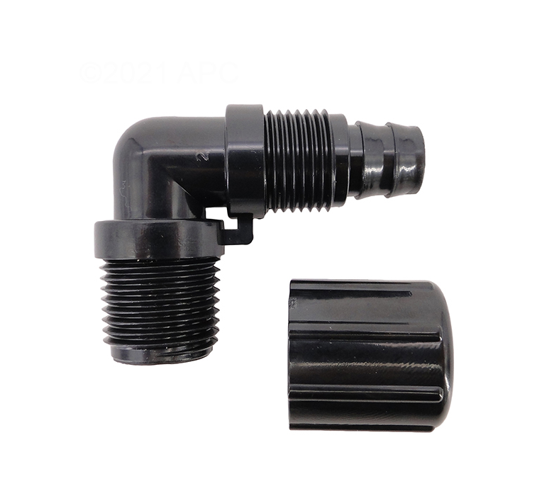 Pentair R172272Z .5" NPT x Tube 90 Degree Elbow Fitting