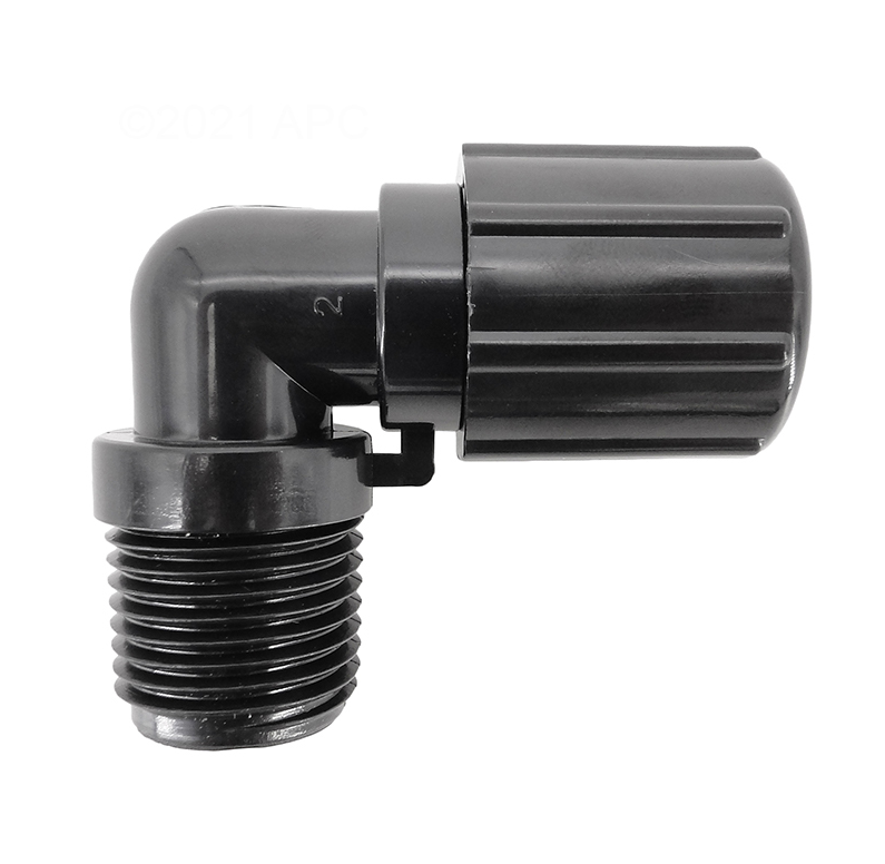 Pentair R172272Z .5" NPT x Tube 90 Degree Elbow Fitting