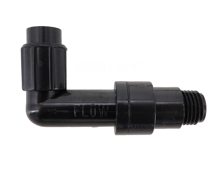 Pentair R172061Z Combination Check Valve and Elbow Replacement Rainbow Automatic Chlorine/Bromine Pool and Spa Feeder