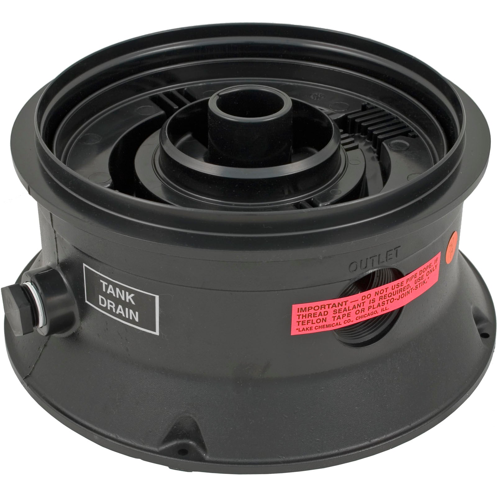Tank Base, Pentair Sta-Rite PosiFlo/DE Separation, w/Plugs- WC104-78P