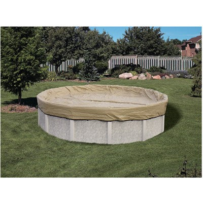 HPI 28' Round Armor Kote Winter Pool Cover - 32' Cover Size - 20Yr Warranty