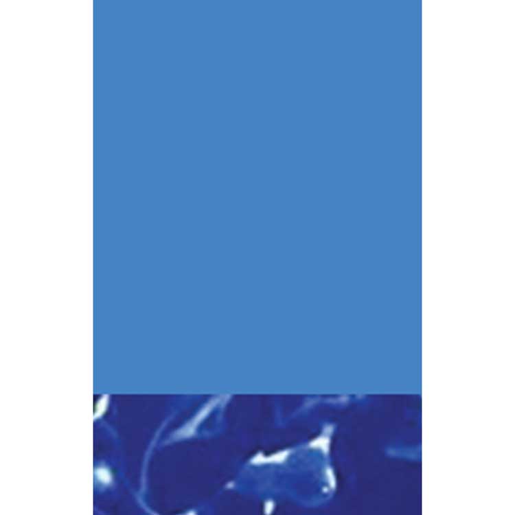 15' x 30' Oval Solid Blue/Maui 48"/52" Expandable Above Ground Pool Liner