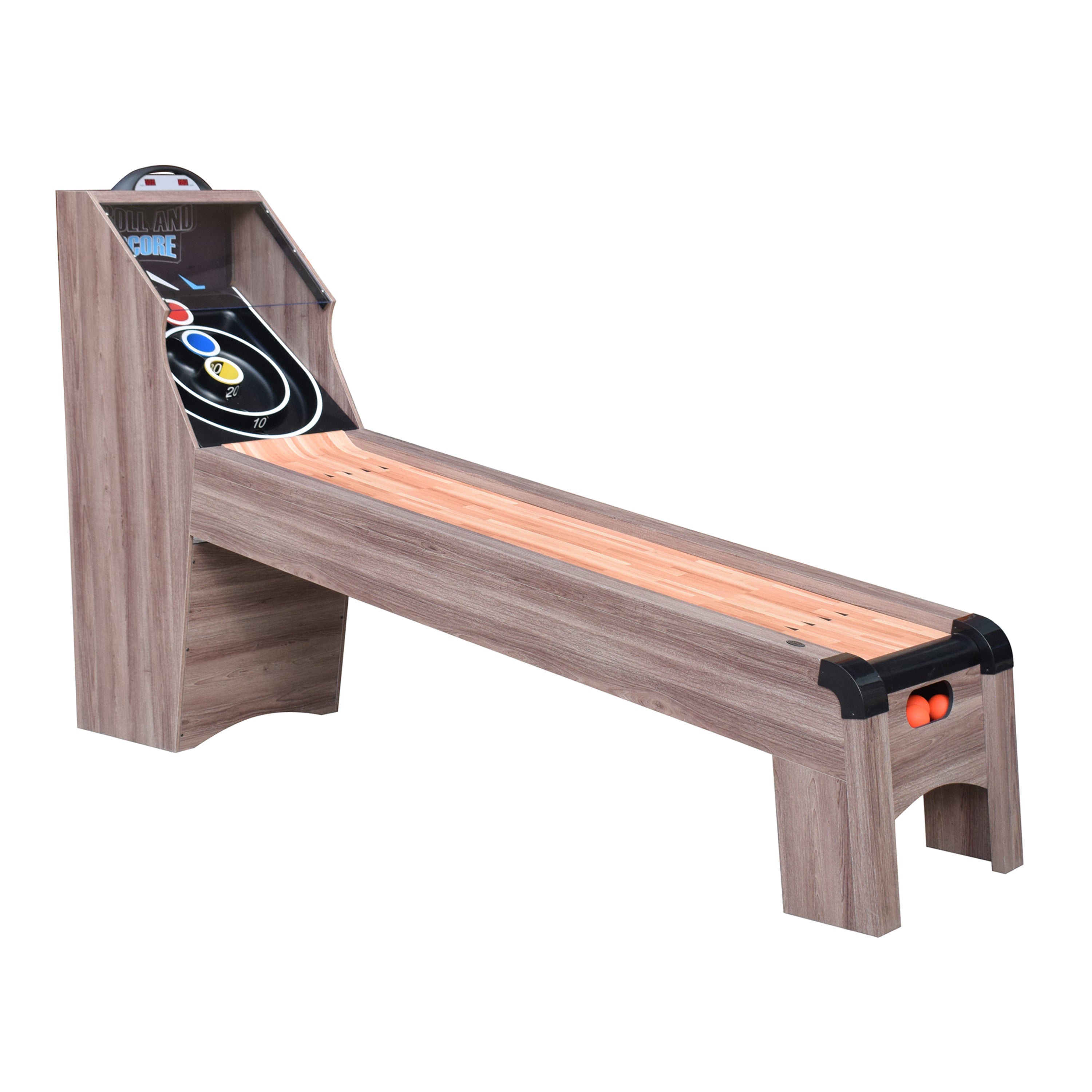 Shooting Star 9-ft Roll Hop and Score Arcade Game Table with LED Scoring