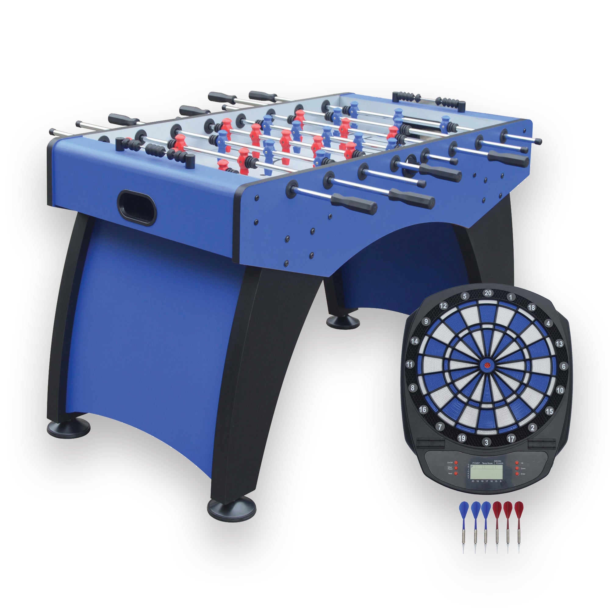 Ventura 55-in Foosball Table with Bonus Electronic Dart Board