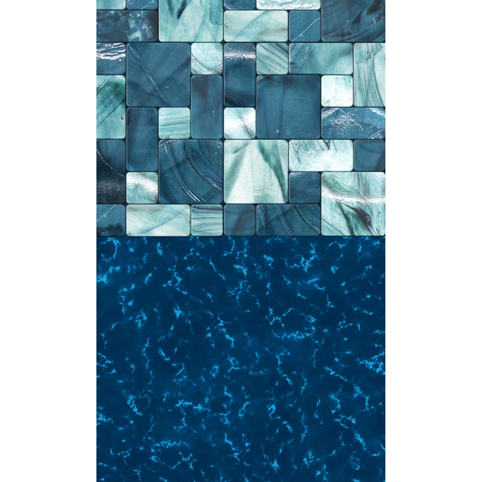 Emerald Coast 18x33-ft Oval Standard Gauge Overlap Liner - 48/54-in