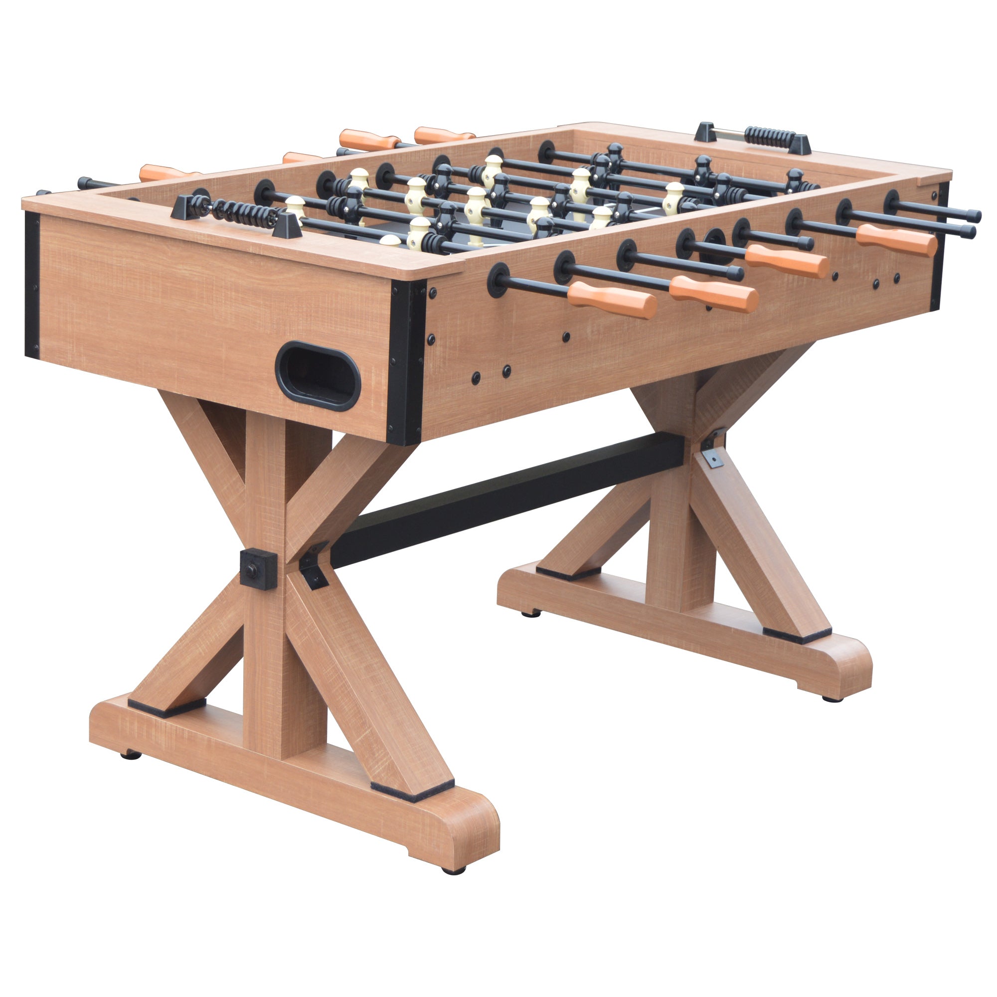 Daulton 55-in Foosball Table - Rustic Oak Finish - BG50351