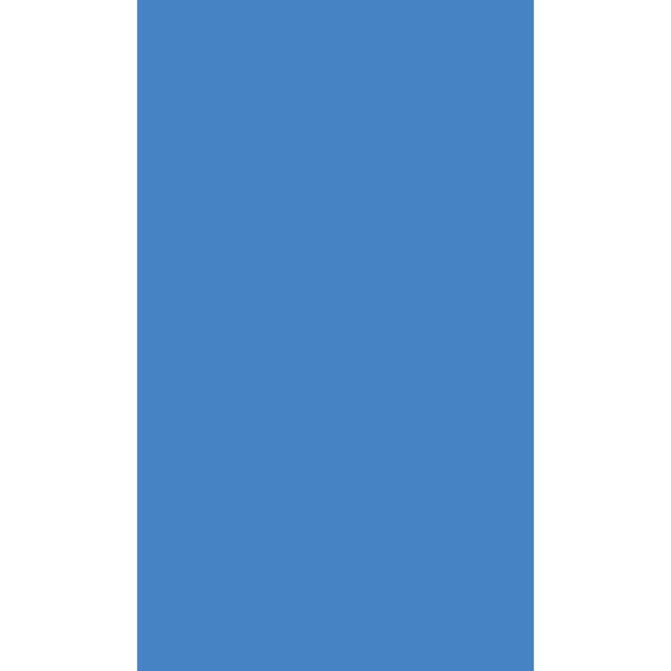 18' Round Solid Blue 48"/52" Expandable Above Ground Pool Liner