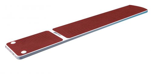 S.R. Smith 8' TrueTread Board - Radiant White W/ Red TrueTread