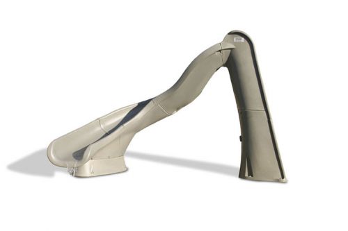 S.R. Smith 688-209-58223 TurboTwister Left Curve Pool Slide, Sandstone