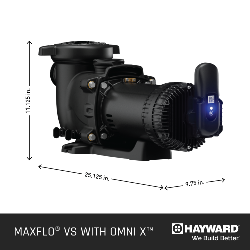 Hayward 2.25 HP MaxFlo VS 420 Variable Speed Pump with OmniX | W3VSP23420