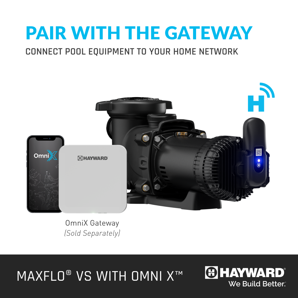 Hayward 1.65 HP MaxFlo VS 415 Variable Speed Pump with OmniX | W3VSP23415