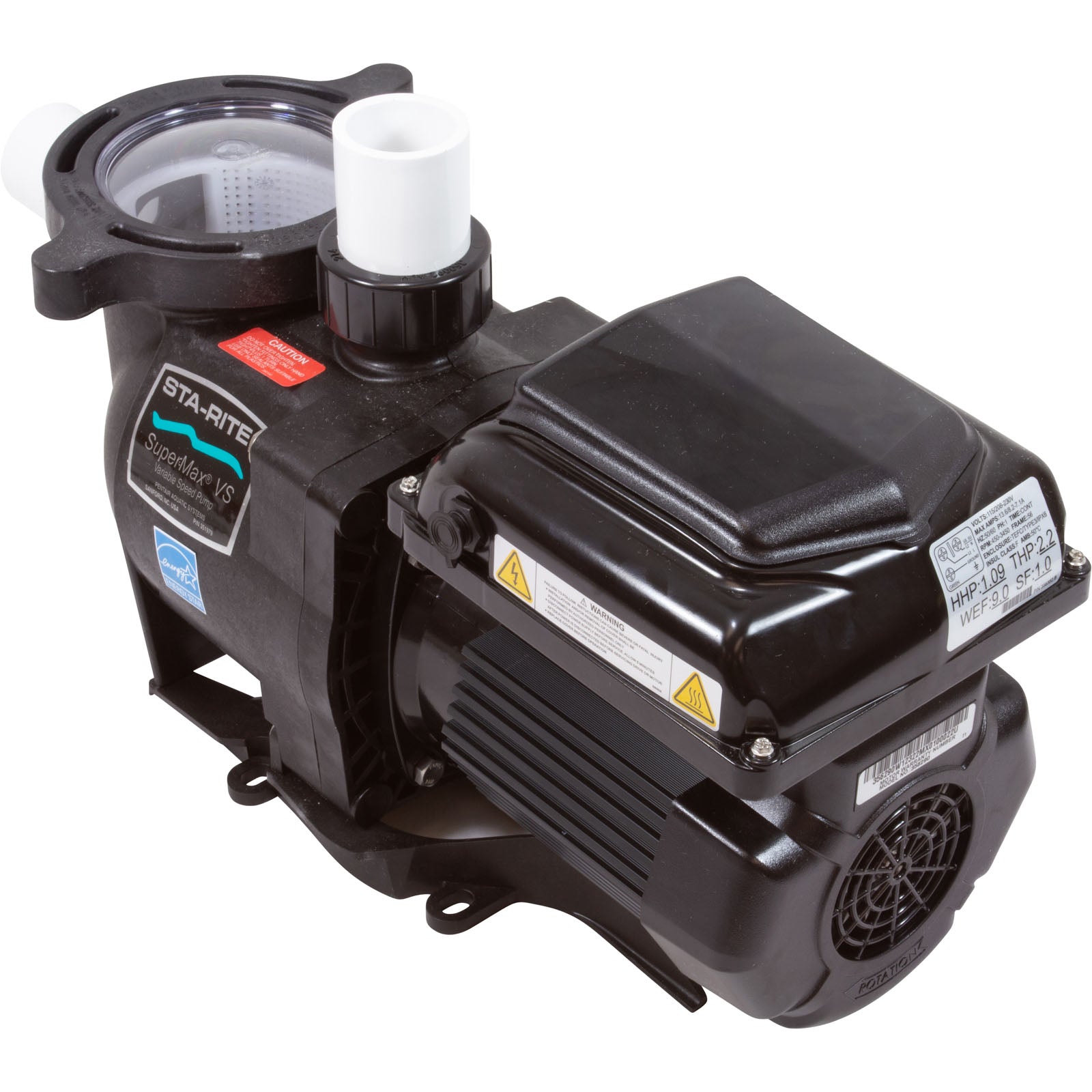 Pentair 343001 SuperMax® VS Variable Speed In-Ground Pool Pump 1.5HP