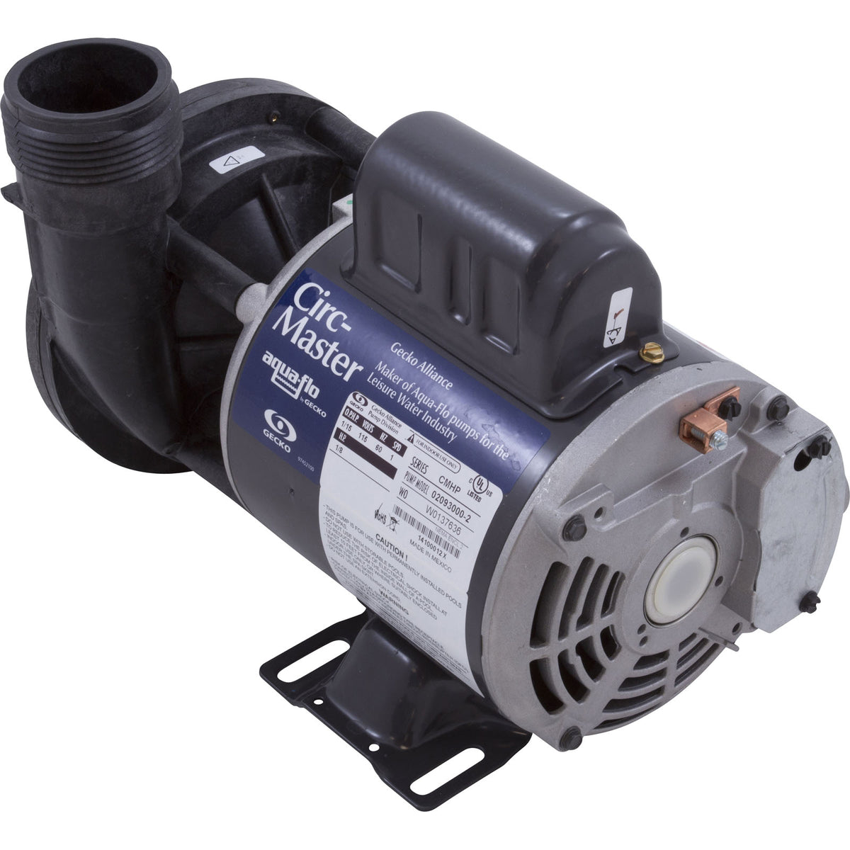 Gecko Aqua-Flo 02093000-2010 Circ-Master HP Spa Pump 1/15HP 115V