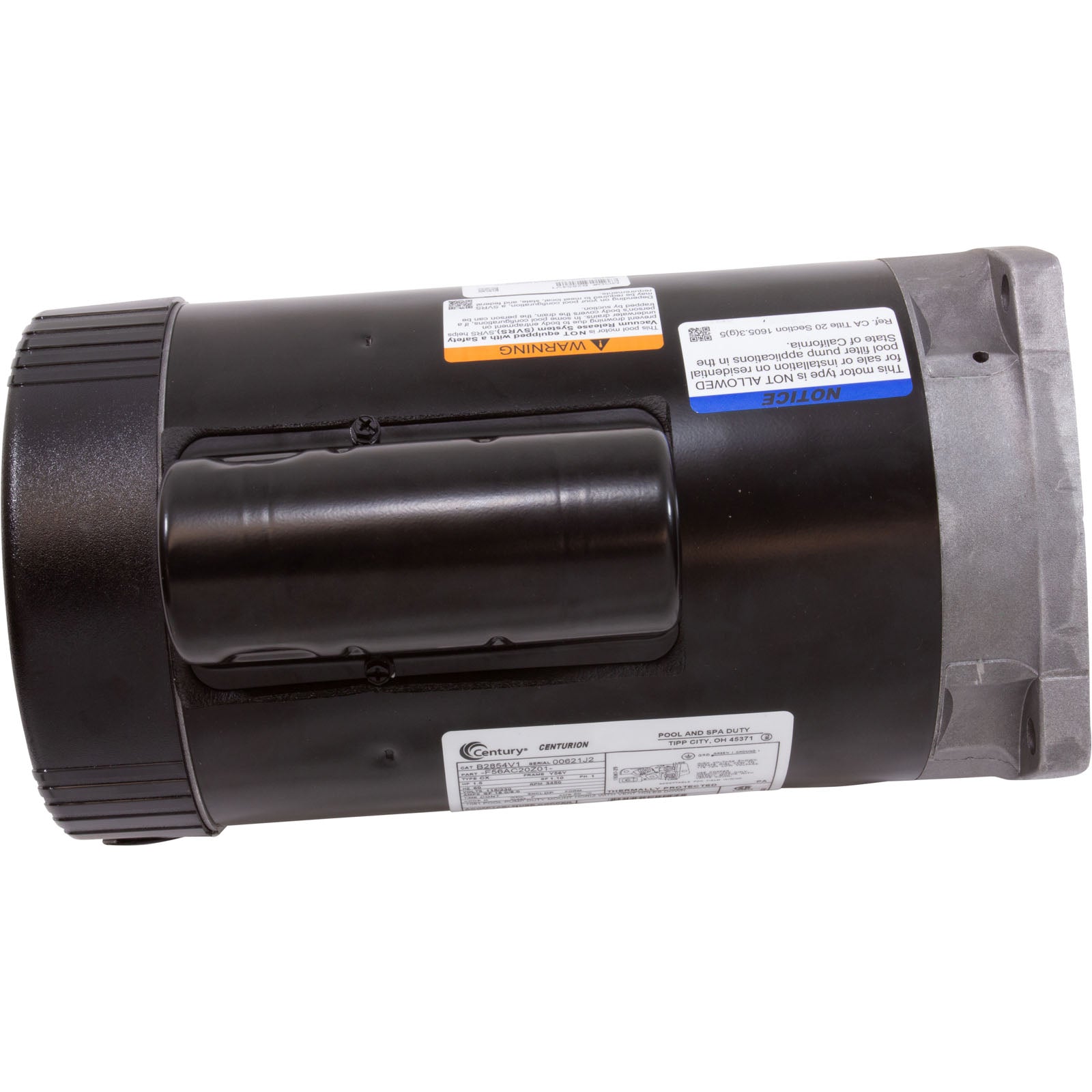 Century 1.5 HP Square Flange Premium Up Rated Service Factors 115-230V | B2854V1