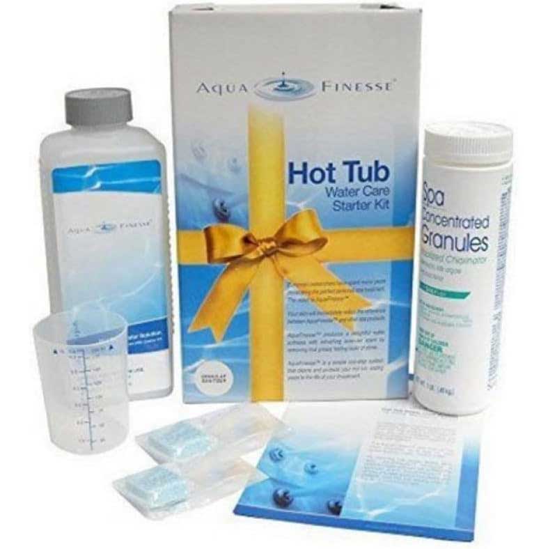 AquaFinesse Hot Tub Water Care Starter Kit - Dichlor (Powder)