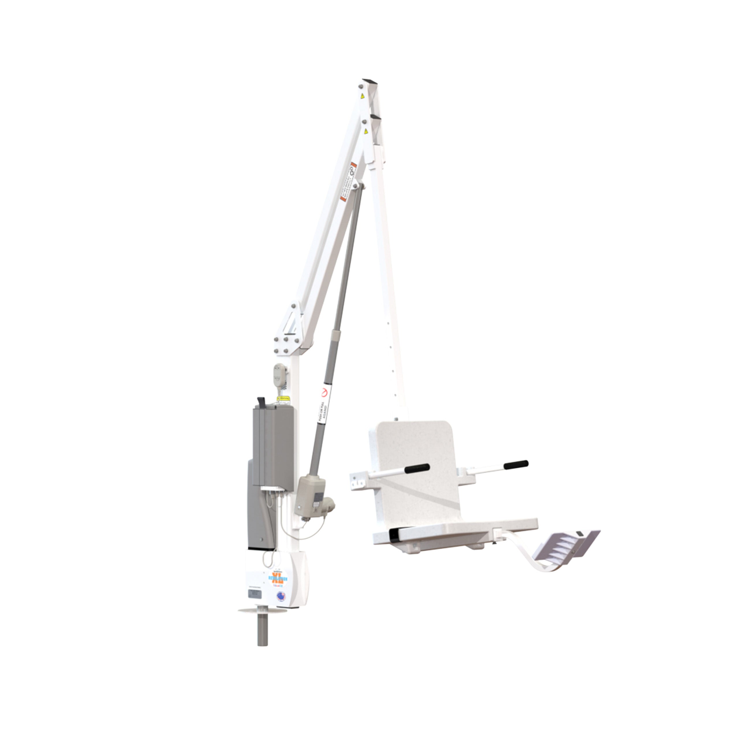 Aqua Creek Revolution XL Pool Lift- 500lb Capacity - White/White | F-REVXL-W