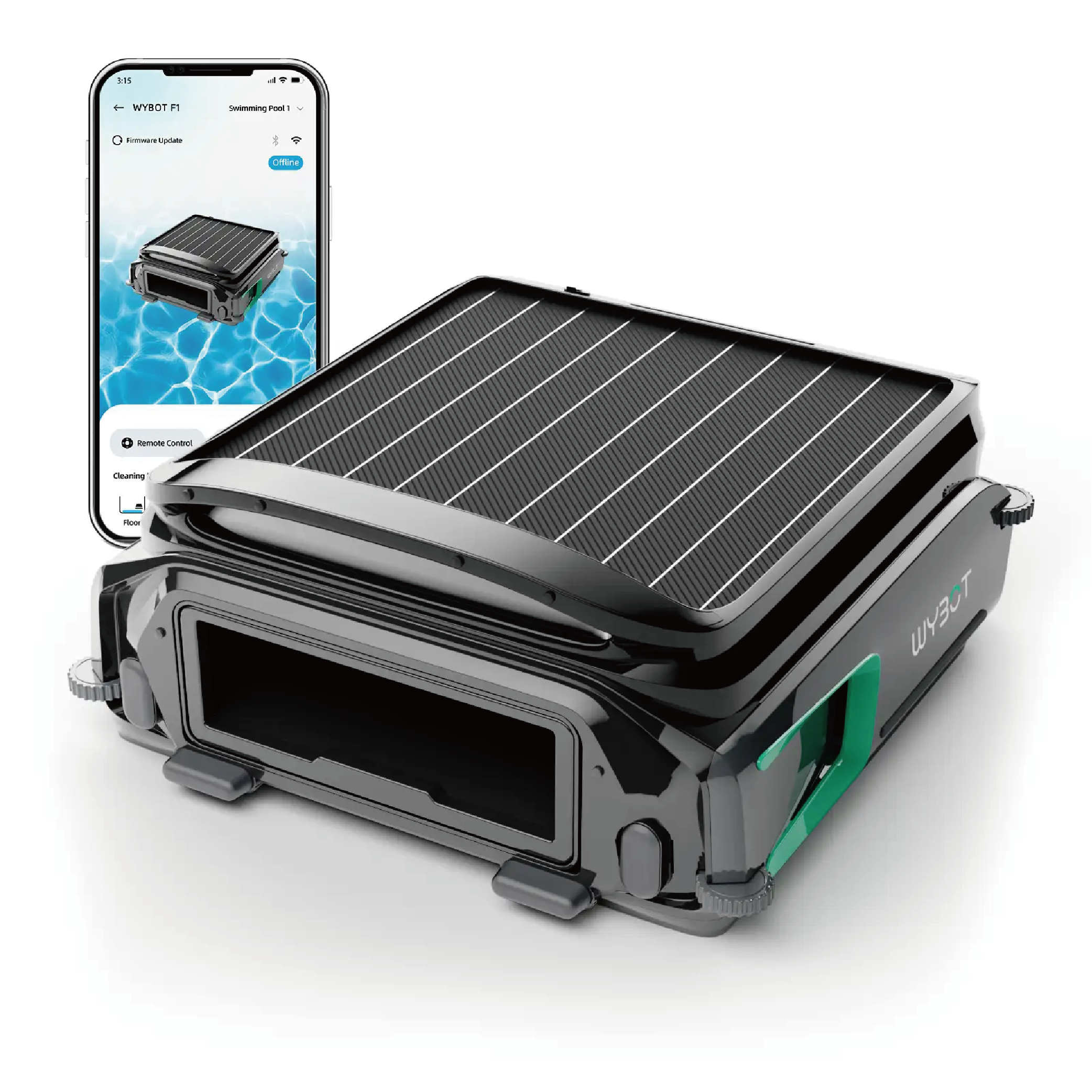WYBOT F1 Pool Skimmer Solar Powered Robotic Cleaner