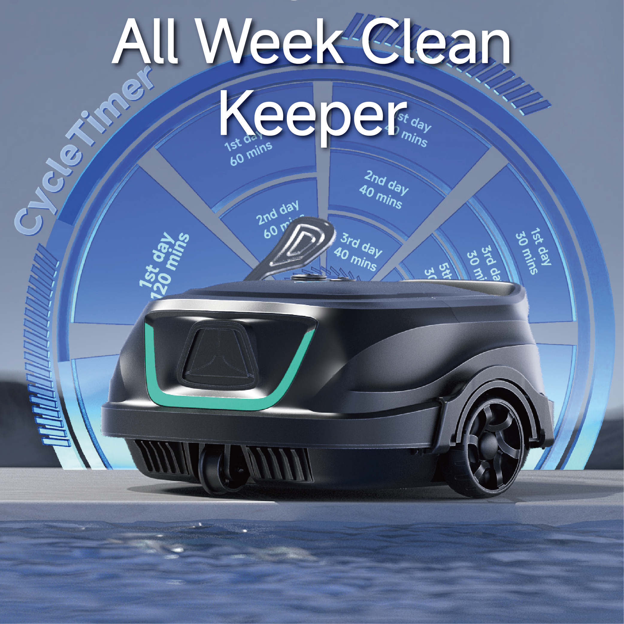 WyBot A1 Cordless Robotic Pool Cleaner