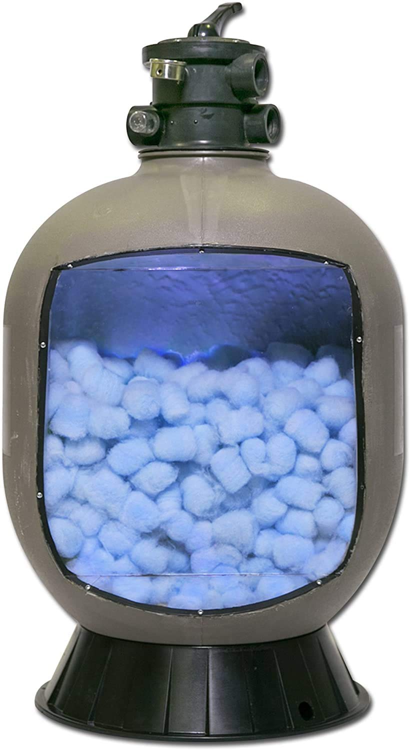 FilterBalls Blu (Single Pack) - Replacement Media for Sand Filters - 1 Bag Equals 100lbs of Sand