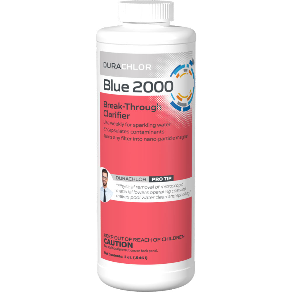 Durachlor Blue 2000 1 Quart | Premium Pool Water Clarifier